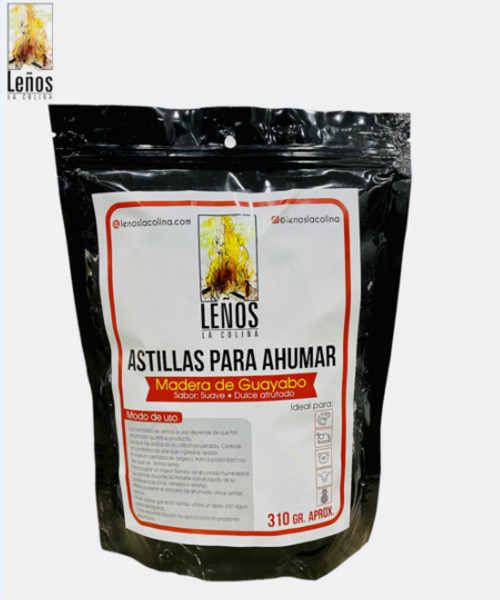 Astillas para ahumar madera de guayabo